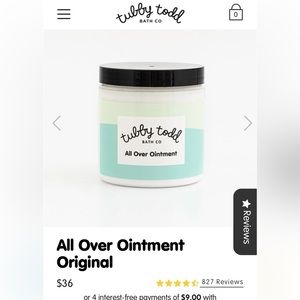 Tubby Todd All Over Ointment